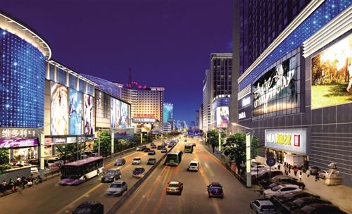 紡正街、紡西街街景亮化項(xiàng)目
